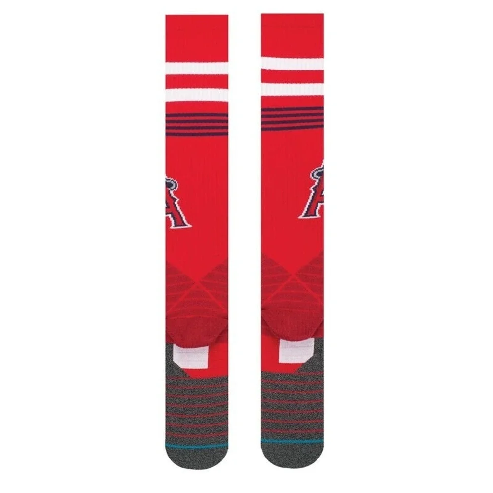 Stance Socks Mens L 9-13 OTC MLB Los Angeles Angels Diamond Pro Baseball Trout